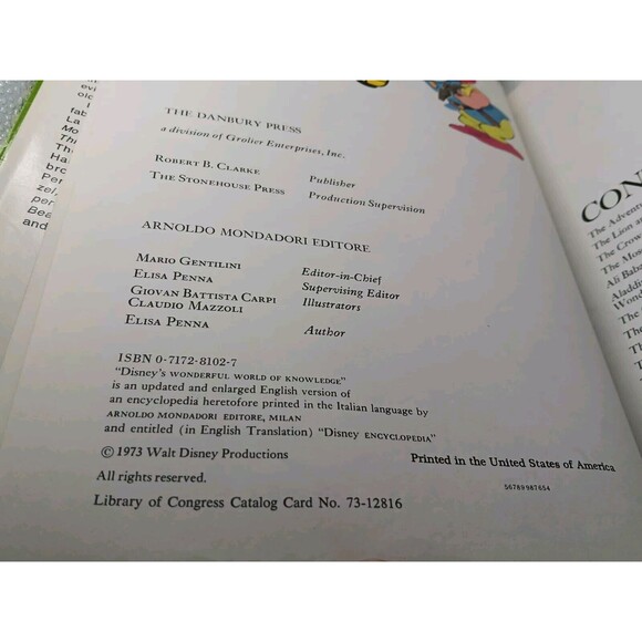 Disney's Fables and Fairy Tales 1973 - Hardcover, Danbury Press Edition 1st - Picture 8 of 14